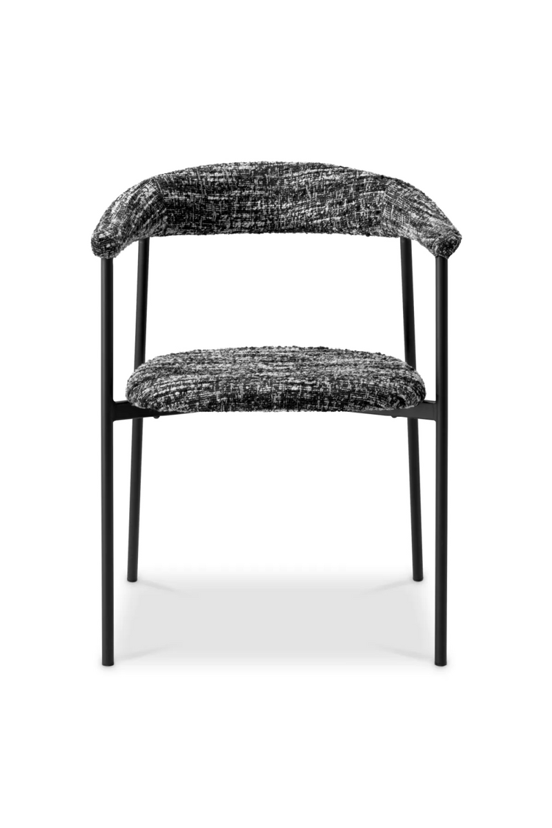 Silla de Comedor Bouclé Negra (Set de 2) | Eichholtz Julio | Meubleluxe.fr