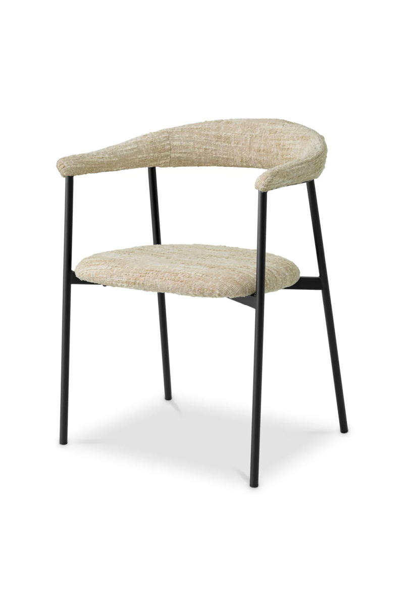 Silla de Comedor Bouclé Crema (Set de 2) | Eichholtz Julio | Meubleluxe.fr