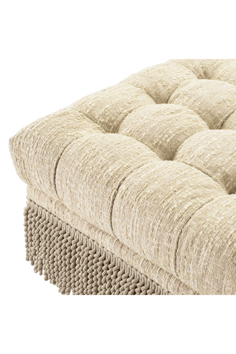 Pouf Boulcé Modulable Sonata Crema | Eichholtz Dorantes | Muebleluxe.fr