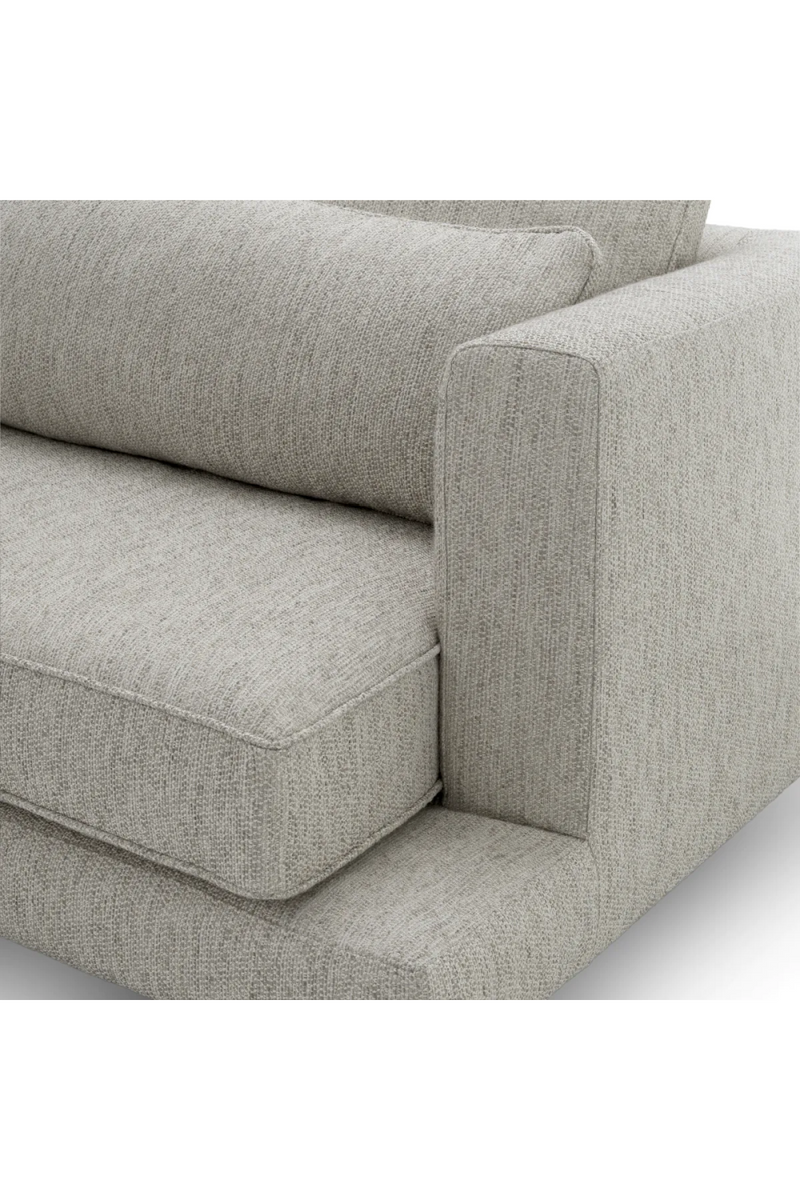 Canapé 5 places en tissu gris | Eichholtz Cosensa | Meubleluxe.fr