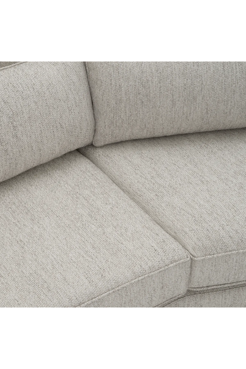 Canapé 5 places en tissu gris | Eichholtz Cosensa | Meubleluxe.fr