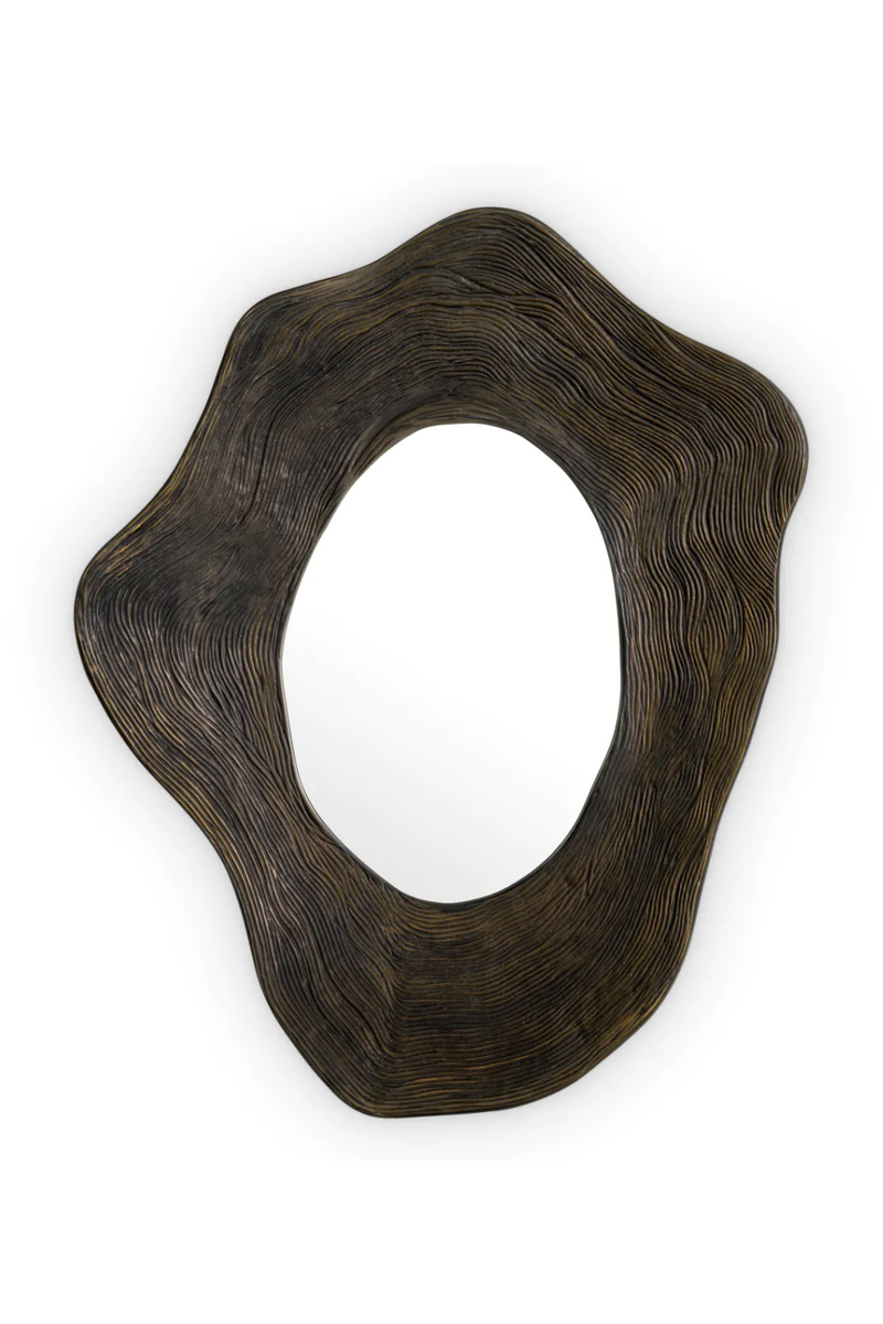 Miroir organique en bronze | Eichholtz Pavona | Meubleluxe.fr