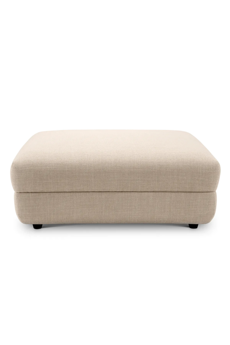 Pouf modulable Boulcé Sonata Crème et Sable | Eichholtz Paulo | muebleluxe.fr