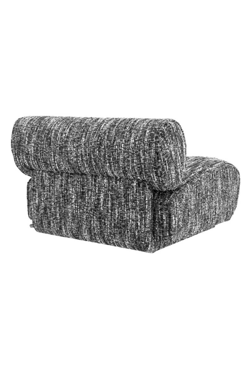 Fauteuil bouclé Sonata Noir | Eichholtz Urbano | Meubleluxe.fr