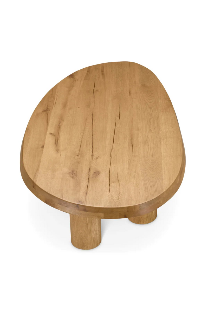 Table basse en chêne recyclé | Eichholtz Prelude | Meubleluxe.fr