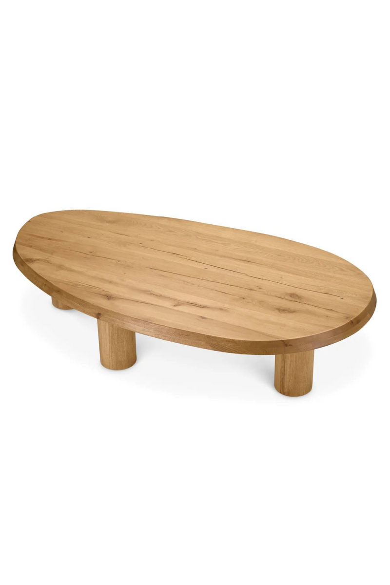 Table basse en chêne recyclé | Eichholtz Prelude | Meubleluxe.fr