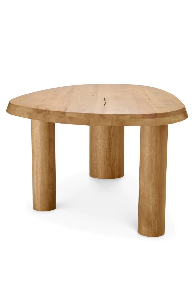 Table à manger en chêne recyclé  | Eichholtz Prelude | Meubleluxe.fr