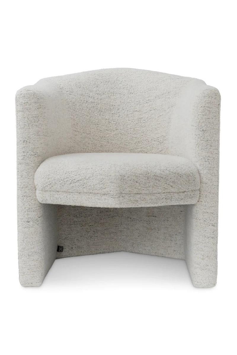 Fauteuil Seashell brisé blanc | Eichholtz Watertown | Meubleluxe.fr