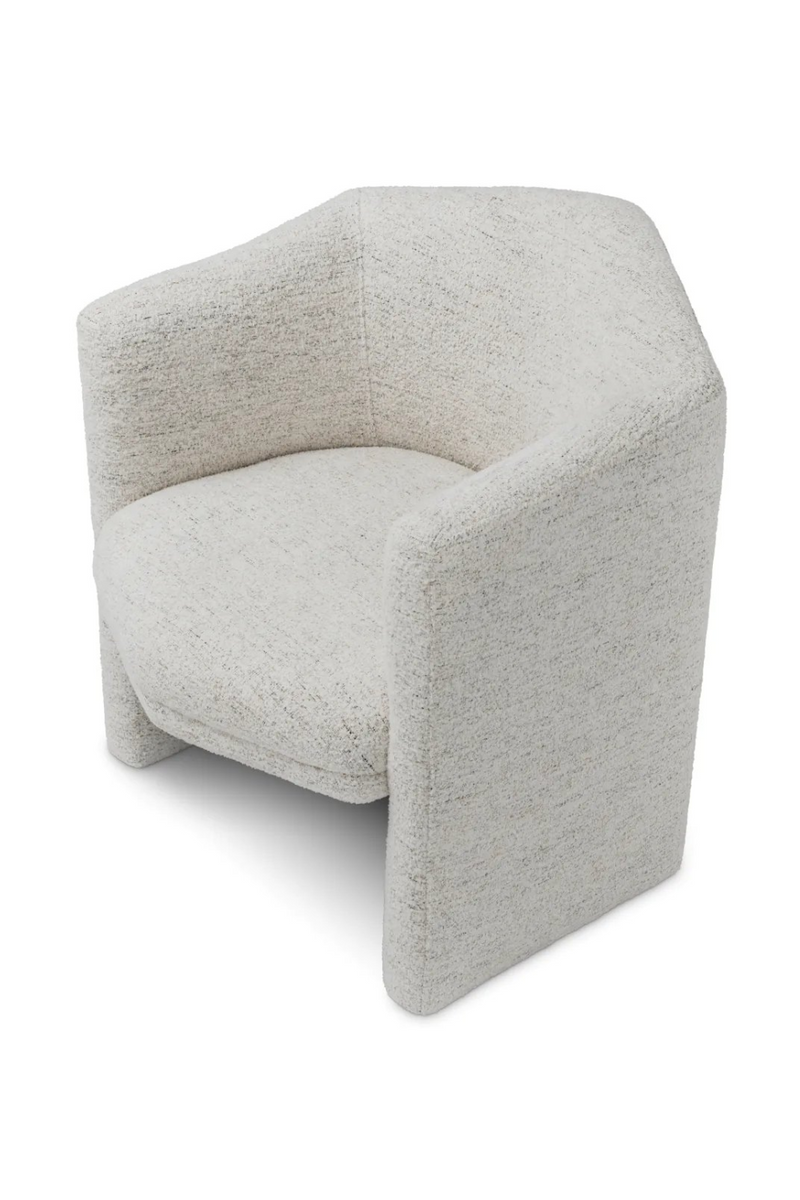 Fauteuil Seashell brisé blanc | Eichholtz Watertown | Meubleluxe.fr