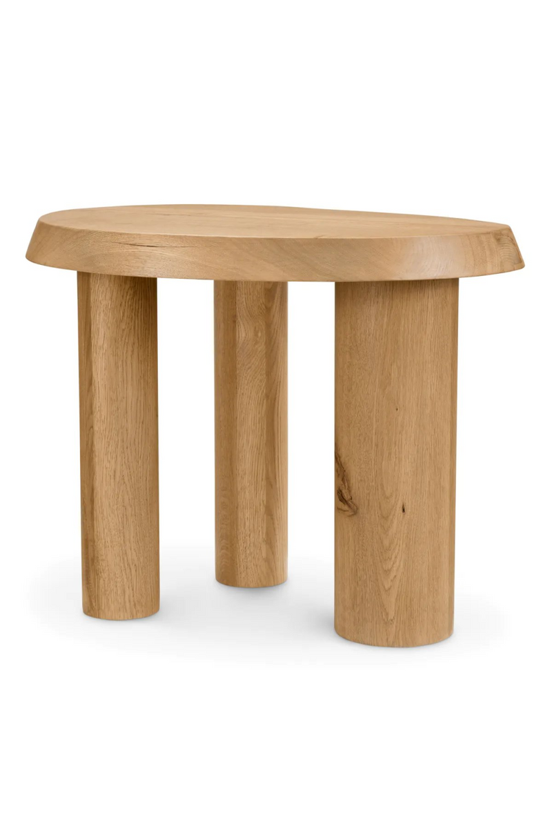 Table d'appoint en chêne recyclé | Eichholtz Prelude | Meubleluxe.fr