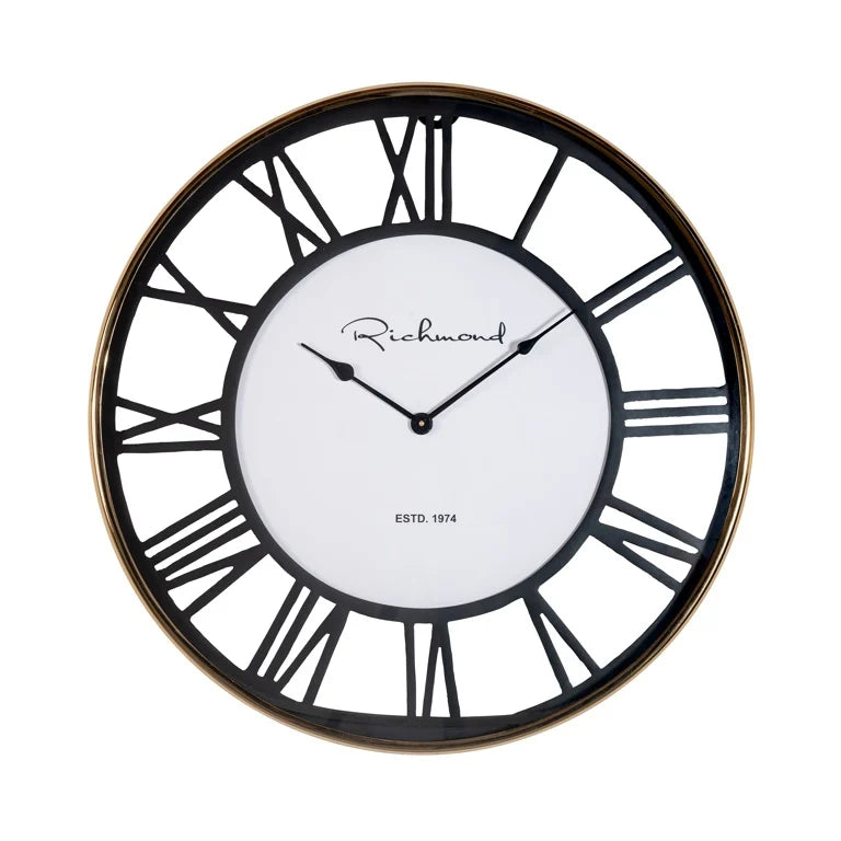 Clock Brently (Black/gold) | meubleluxe.fr
