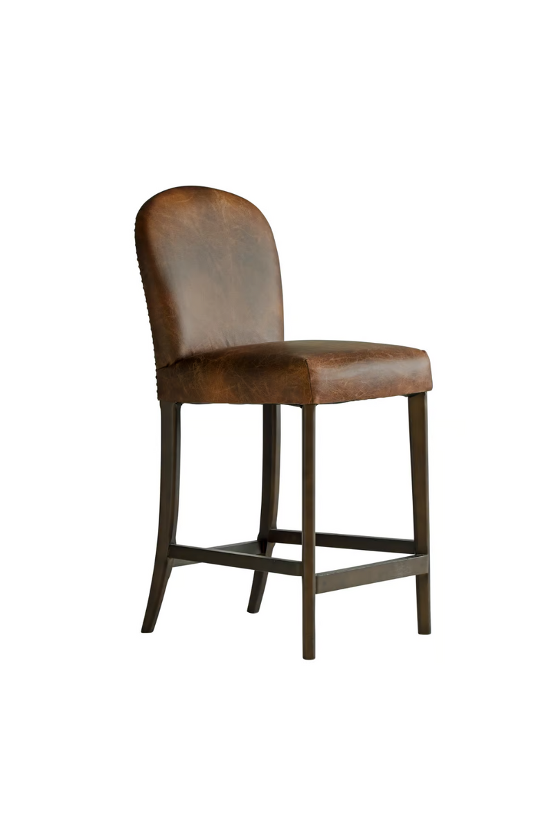 Tabouret de bar en cuir I Andrew Martin Nico