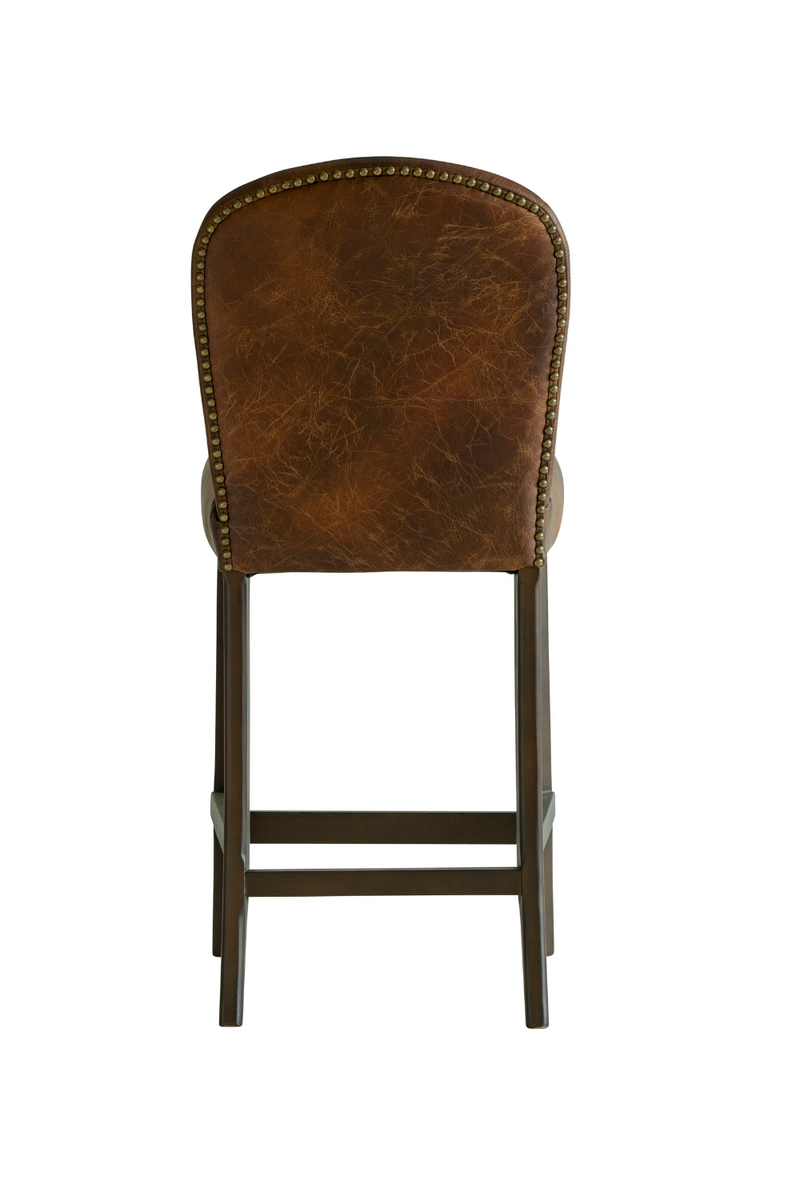 Tabouret de bar en cuir I Andrew Martin Nico