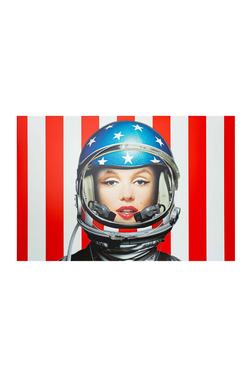 Néon LED rétro 182 x 122 cm | Andrew Martin Marilyn Astronaut | Meubleluxe.fr