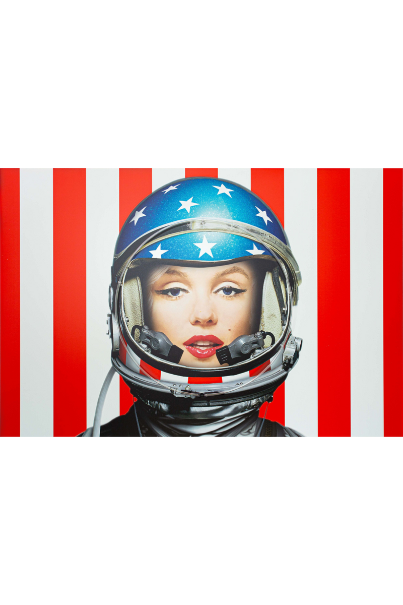 Néon LED rétro 150 x 100 cm | Andrew Martin Marilyn Astronaut | Meubleluxe.fr