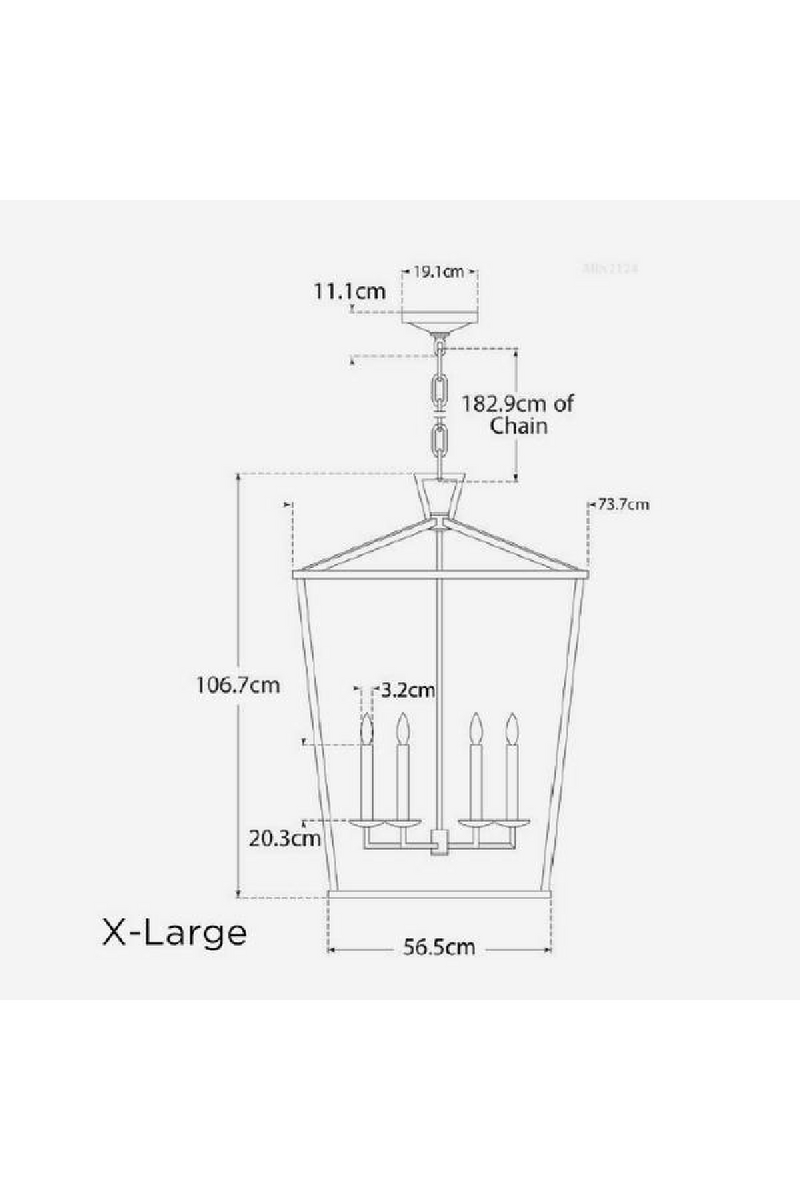 Lanterne suspension en métal noir | Andrew Martin Darlana XS | Meubleluxe.fr