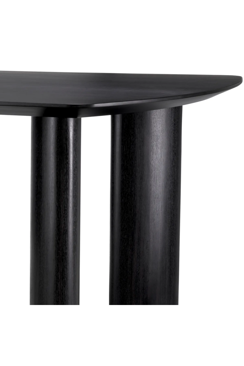 Table de salle à manger en chêne noir | Eichholtz Bergman S | Meubleluxe.fr