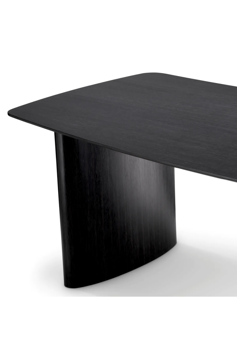 Table de salle à manger en chêne noir | Eichholtz Bergman S | Meubleluxe.fr