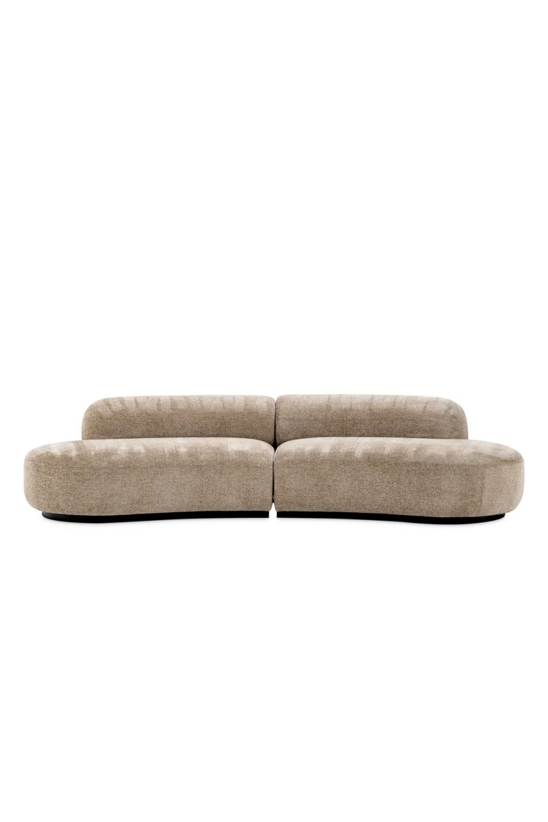 Sand Lyssa fabric sofa | Eichholtz Bjorn S
