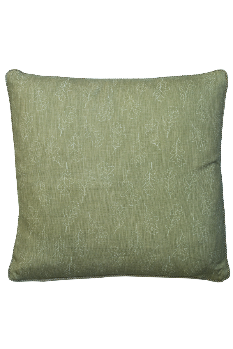Coussin décoratif en tissu vert | Andrew Martin Noble Lichen