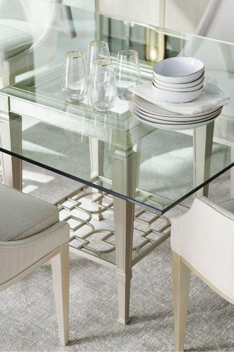 Base pour table de salle à manger en métal taupe | Caracole Social | Meubleluxe.fr