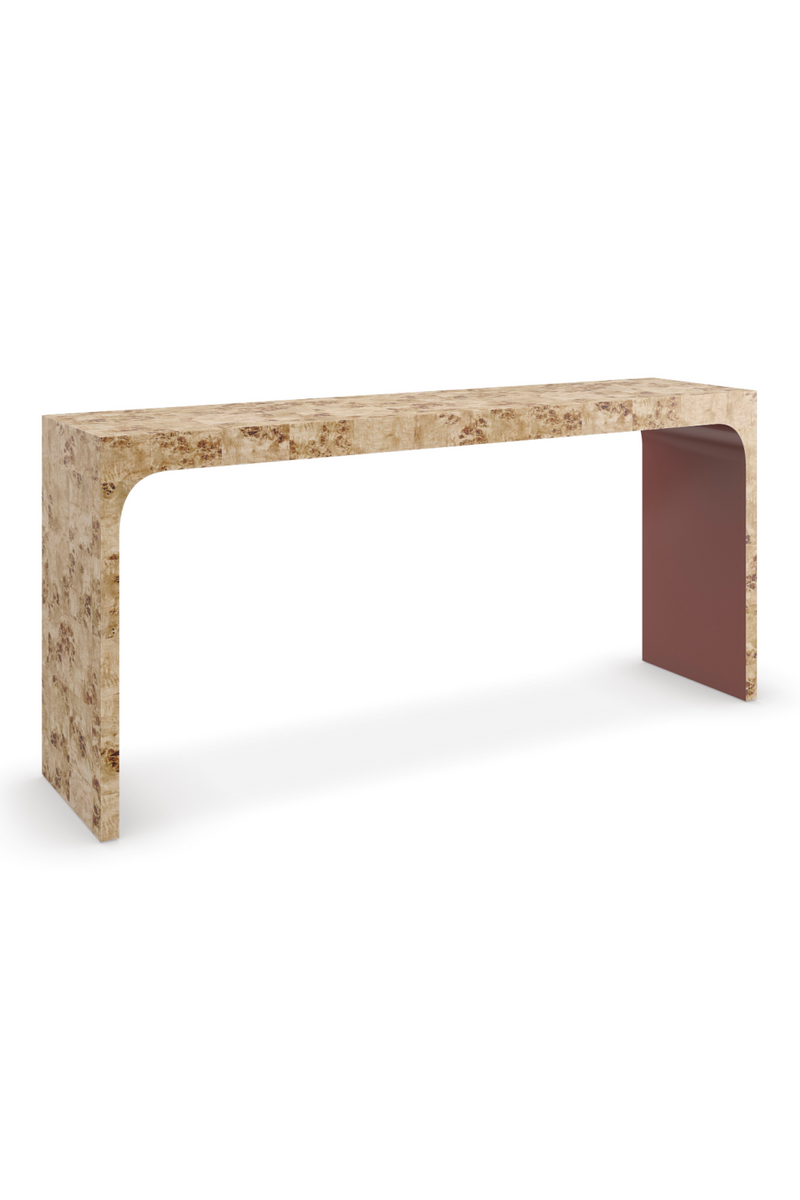 Console rectangulaire en bois de Mappa | Caracole Cabaret | Meubleluxe.fr