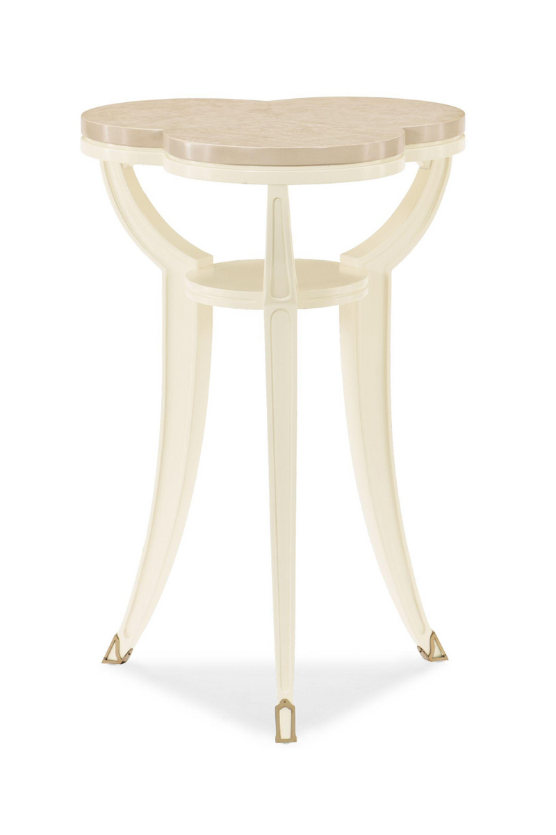 Table d'appoint en bois ivoire | Caracole Tippy | Meubleluxe.fr