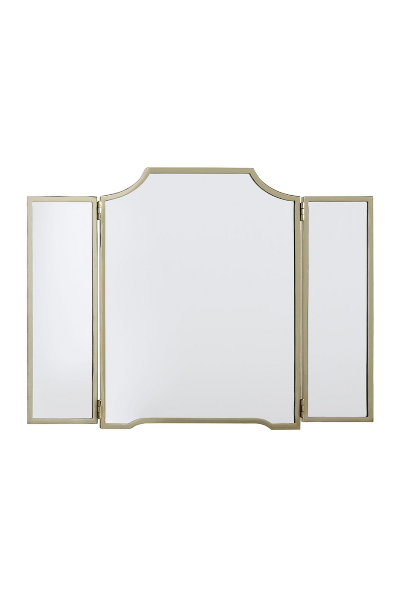 Bureau en bois et miroir antique | Caracole Reflective | Meubleluxe.fr