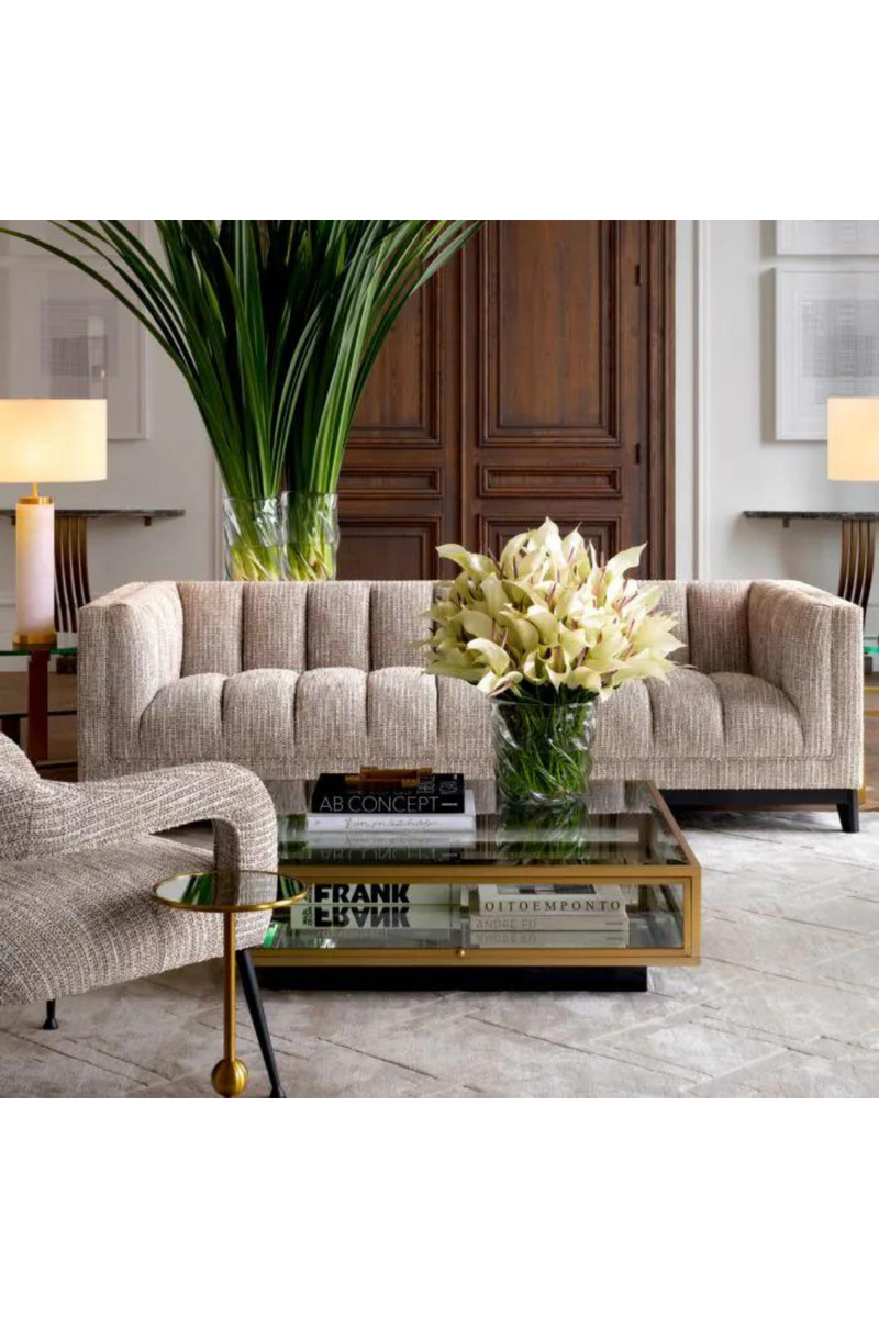 Mademoiselle beige 3-seater sofa | Eichholtz Ditmar