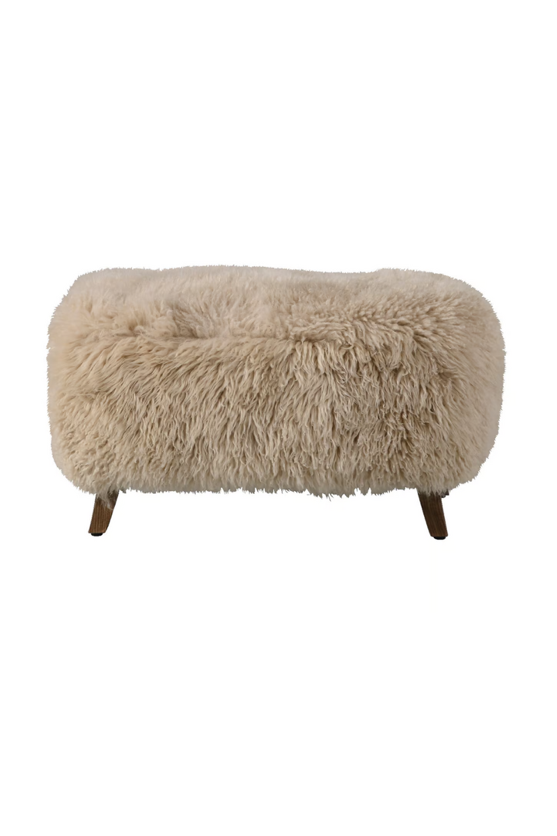 Real sheepskin armchair | Andrew Martin