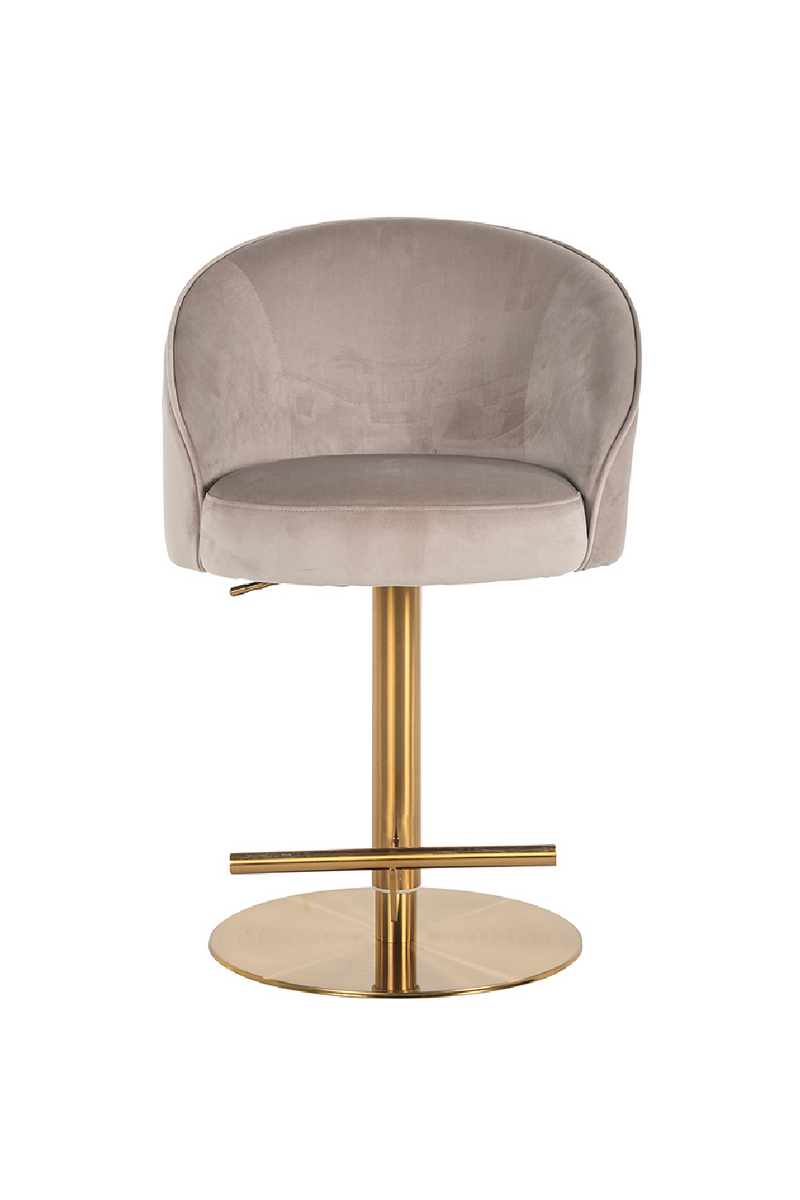 Tabouret de bar moderne marron | Richmond Zabi | Meubleluxe.fr