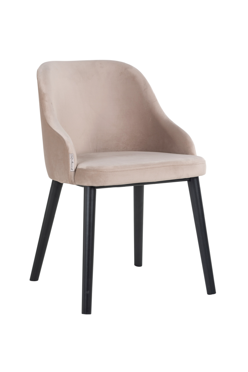 Black Chenille Dining Chair | Richmond Twiggy