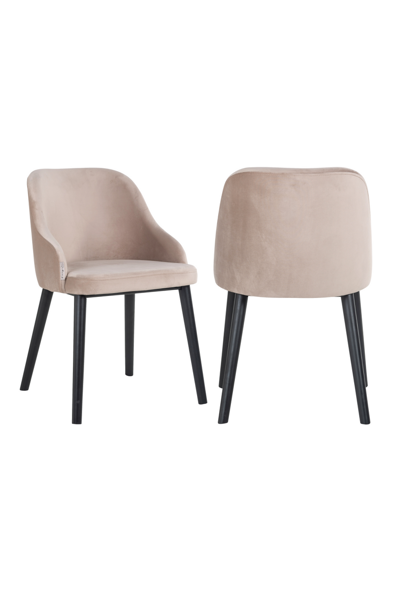 Black Chenille Dining Chair | Richmond Twiggy