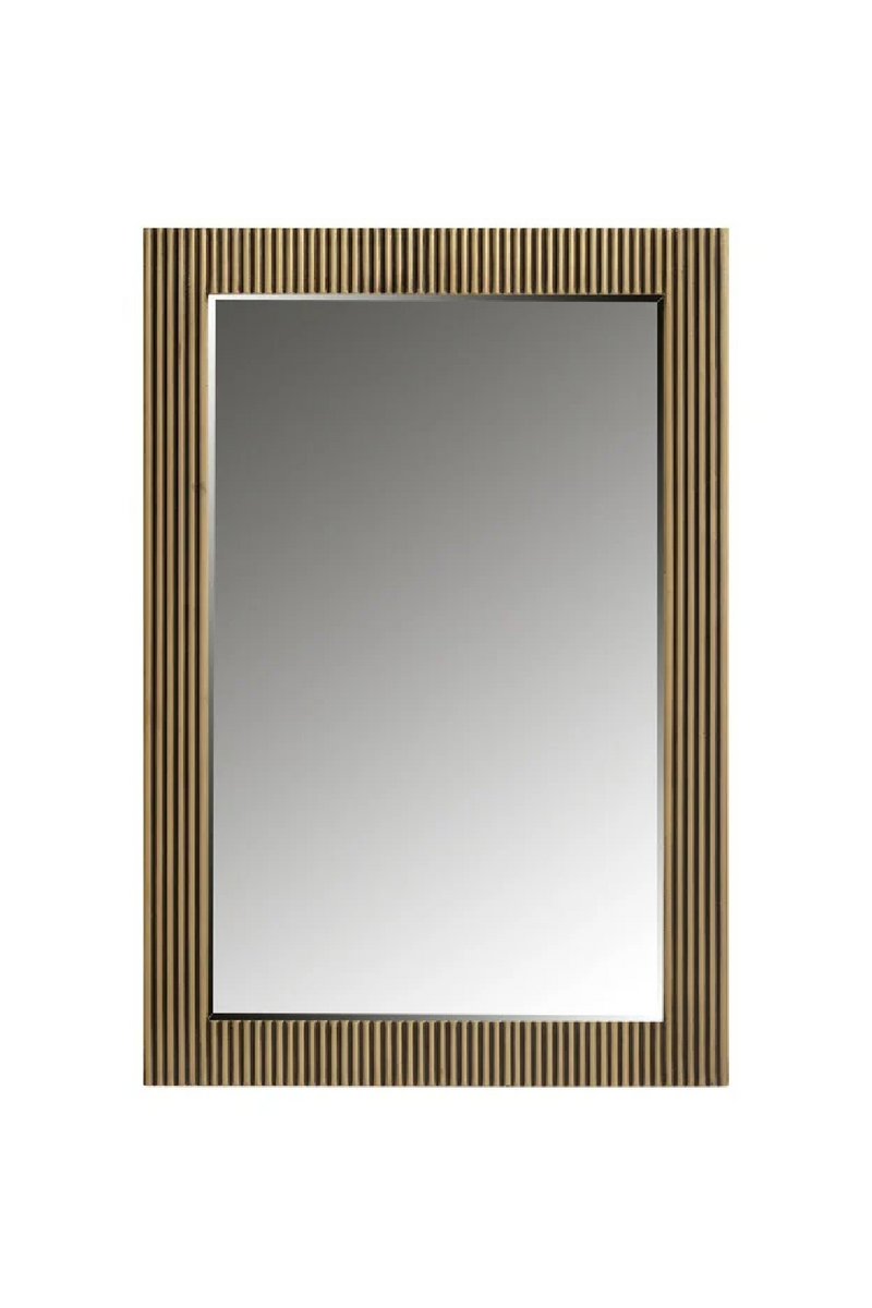 Miroir rectangulaire doré | Richmond Ironville | Meubleluxe.fr