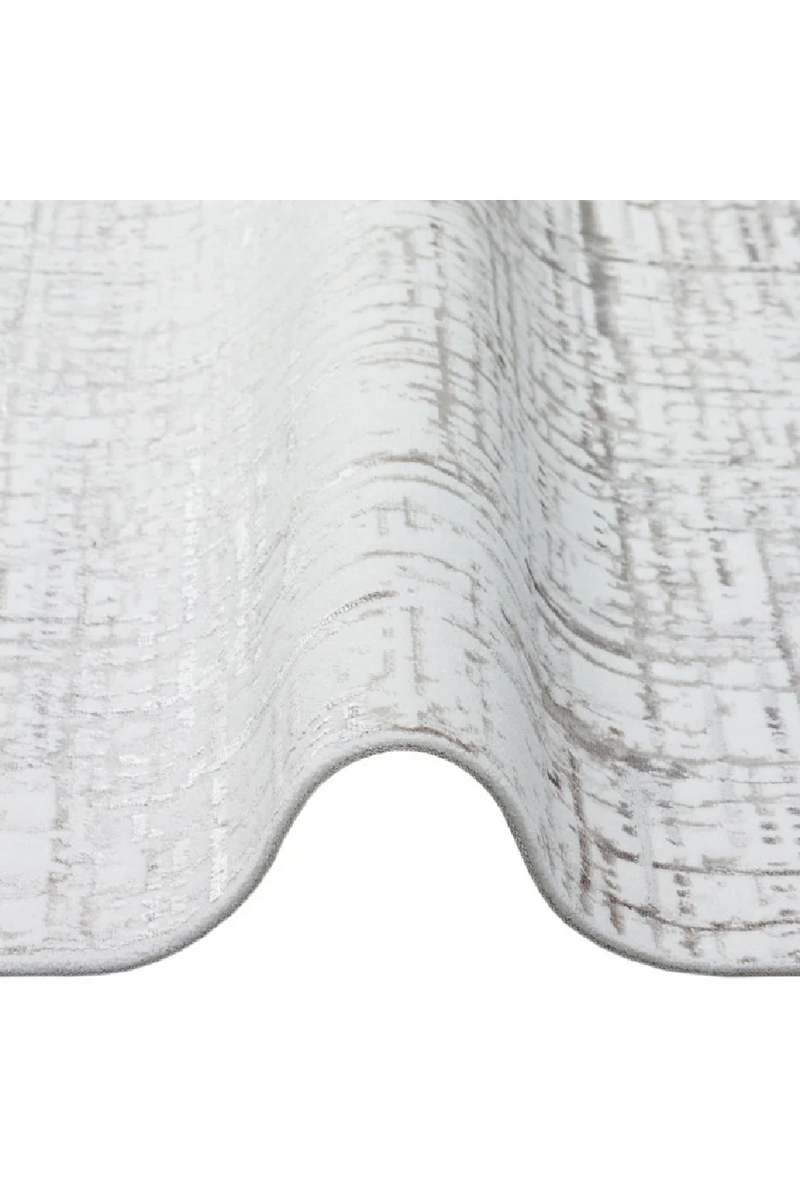 Tapis en coton ivoire 160 x 225 cm | Richmond Byblos | Meubleluxe.fr