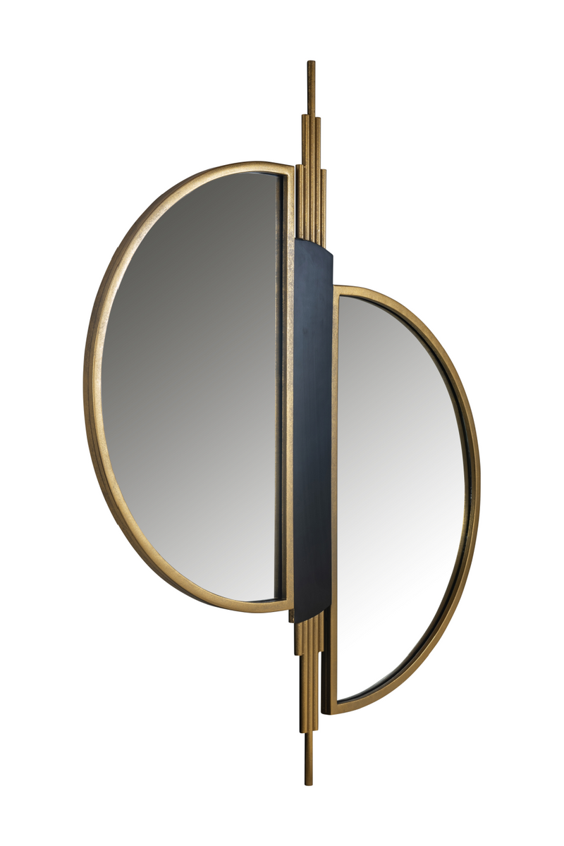 Miroir décoratif doré | Richmond Adelyn | Meubleluxe.fr