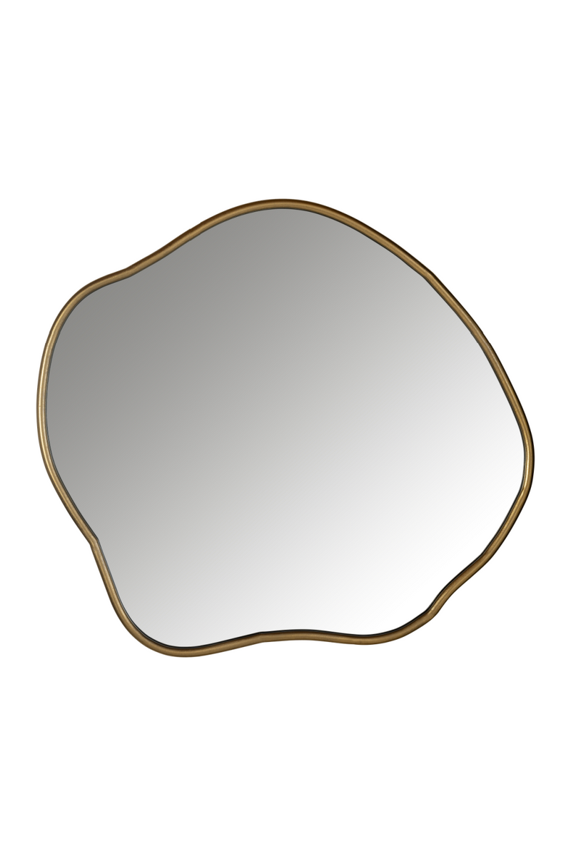 Miroir doré de forme libre | Richmond Allyson | Meubleluxe.fr