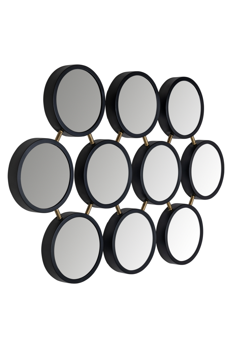 Miroir noir en grappe | Richmond Avalyn | Meubleluxe.fr