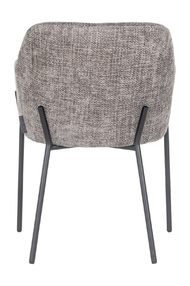 Chaise de salle à manger en tissu anthracite | Richmond Fay| Meubleluxe.fr
