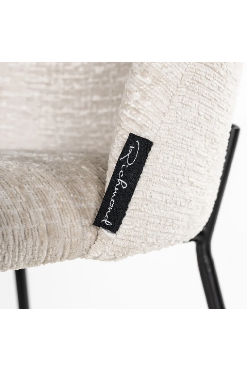 Chaise de comptoir blanc crème | Richmond Alyssa | Meubleluxe.fr