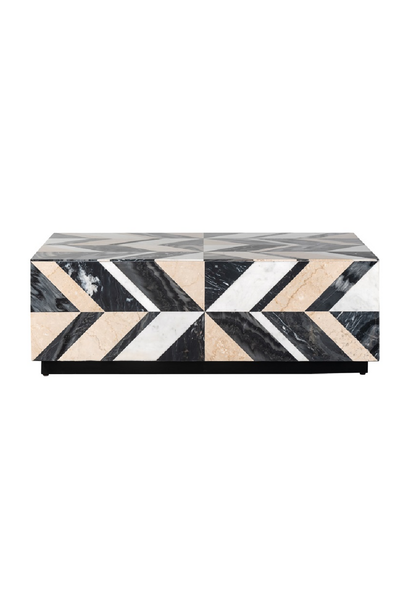 Table basse en marbre | Richmond Rostelli | Meubleluxe.fr