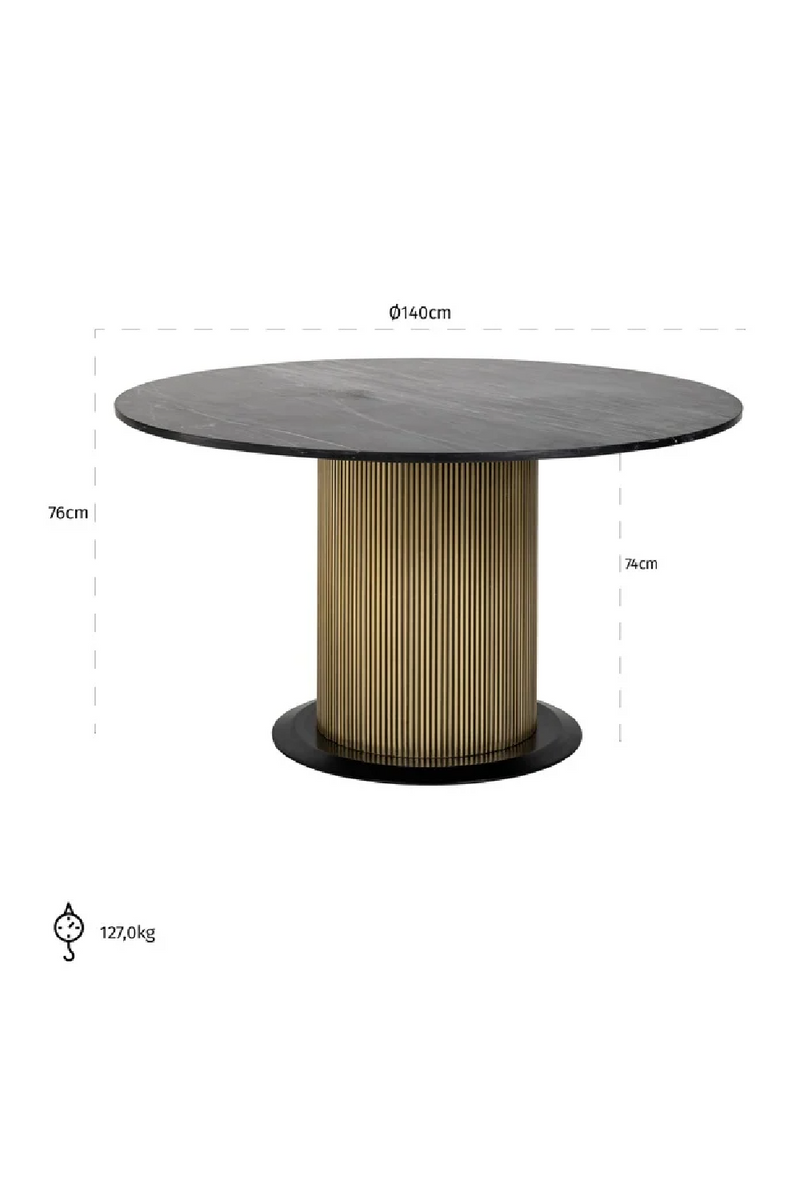 Table de salle à manger ovale en chêne 235 cm | Richmond Ironville | Meubleluxe.fr