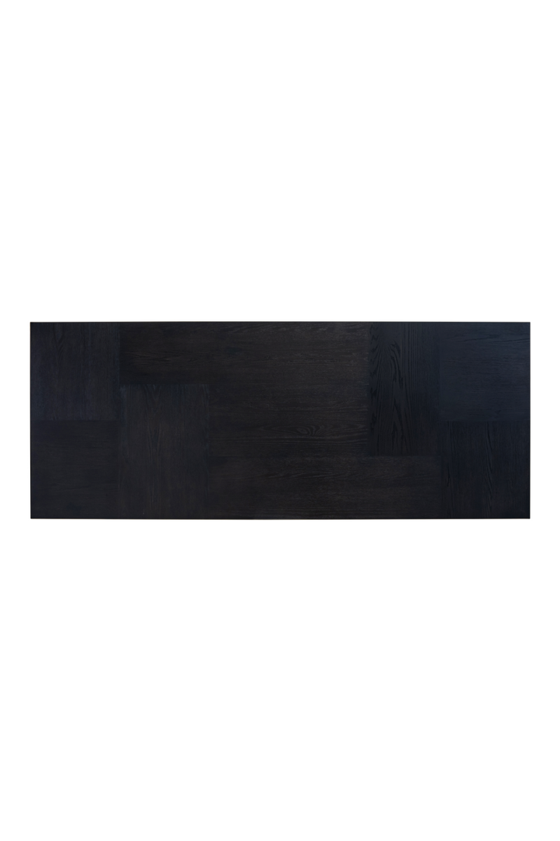 Table de salle à manger en chêne noir 280 cm | Richmond Cambon | Meubleluxe.fr