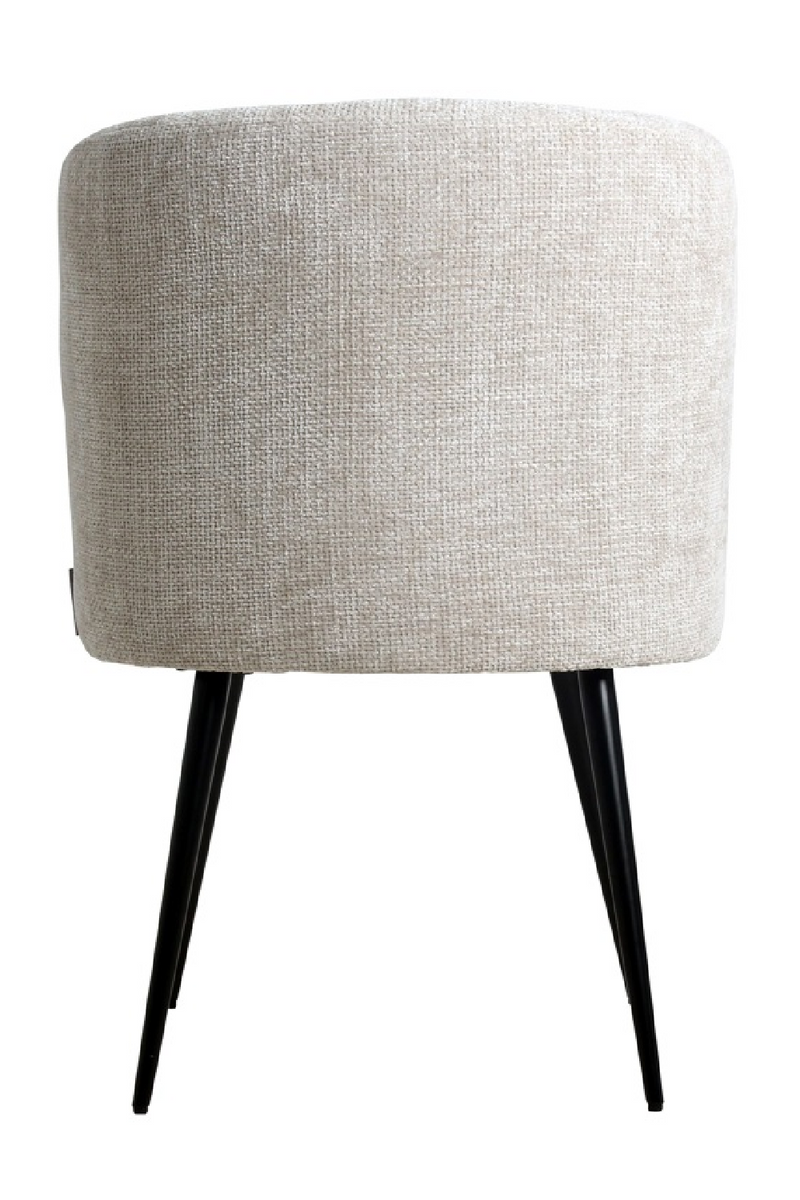 Chaise de salle à manger en tissu sable | Richmond Morton | Meubleluxe.fr