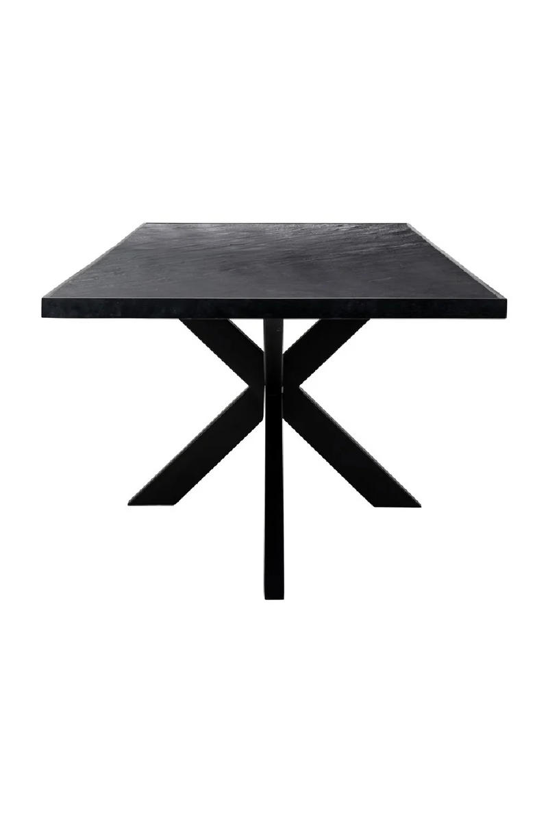 Table de salle à manger rectangulaire en pierre | Richmond Bourbon | Meubleluxe.fr