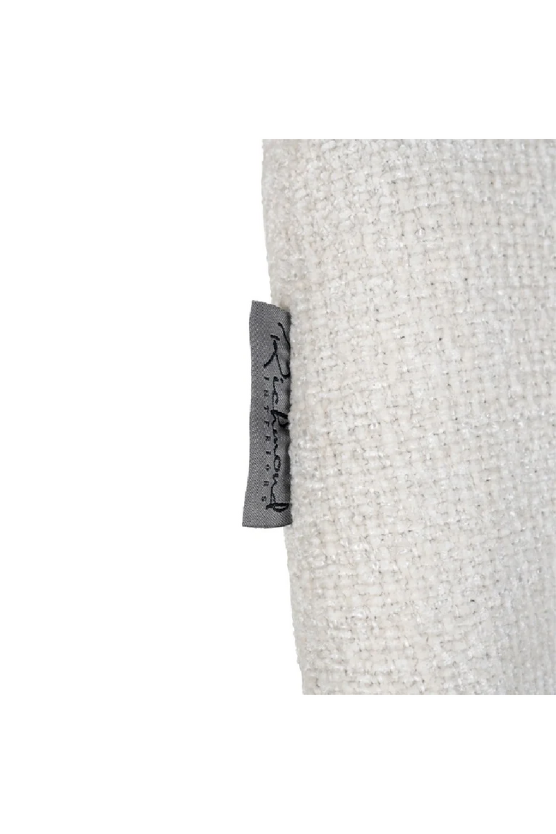Tabouret de bar en tissu blanc (lot de 2) | Richmond Brooke | Meubleluxe.fr