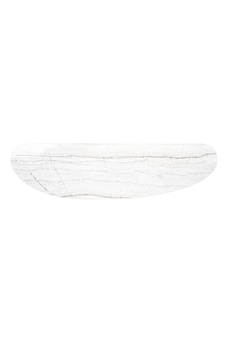 Console en marbre blanc | Richmond Trocadero | Meubleluxe.fr