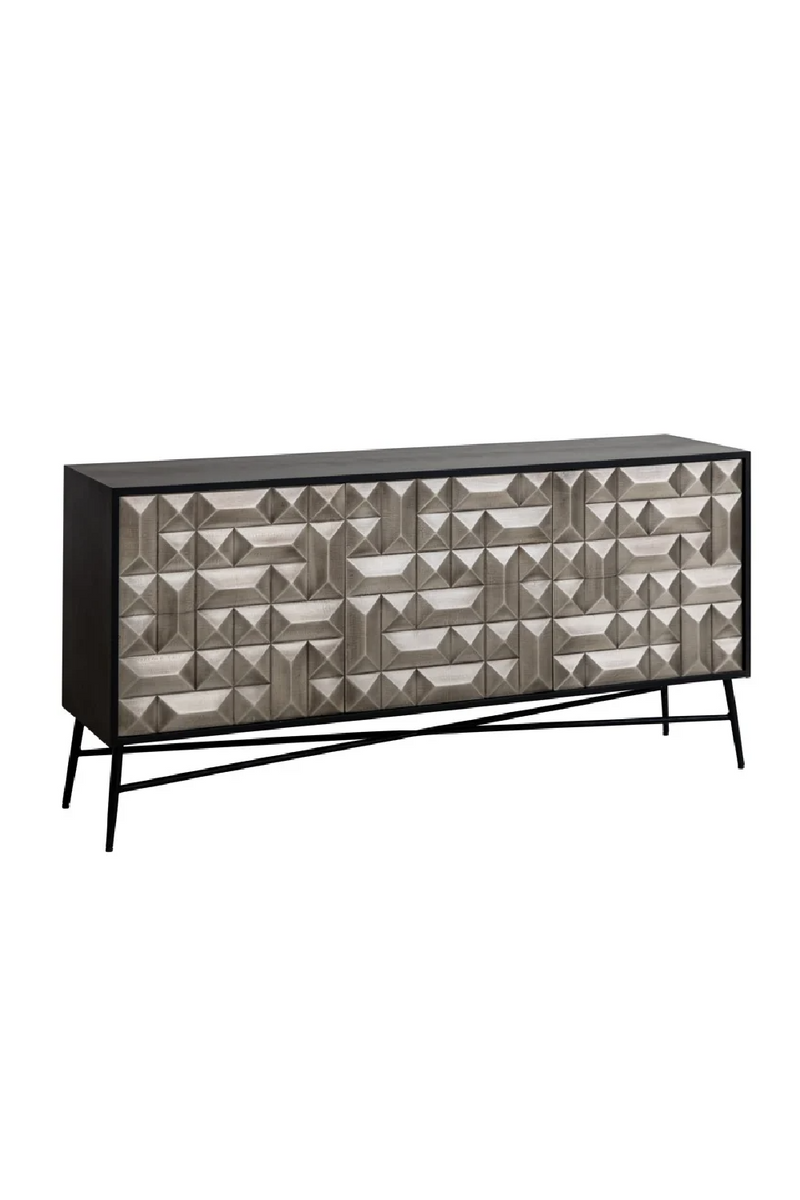 Buffet moderne argent | Richmond Tetro | Meubleluxe.fr