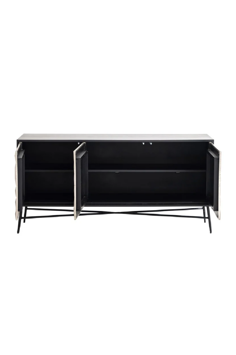 Buffet moderne argent | Richmond Tetro | Meubleluxe.fr