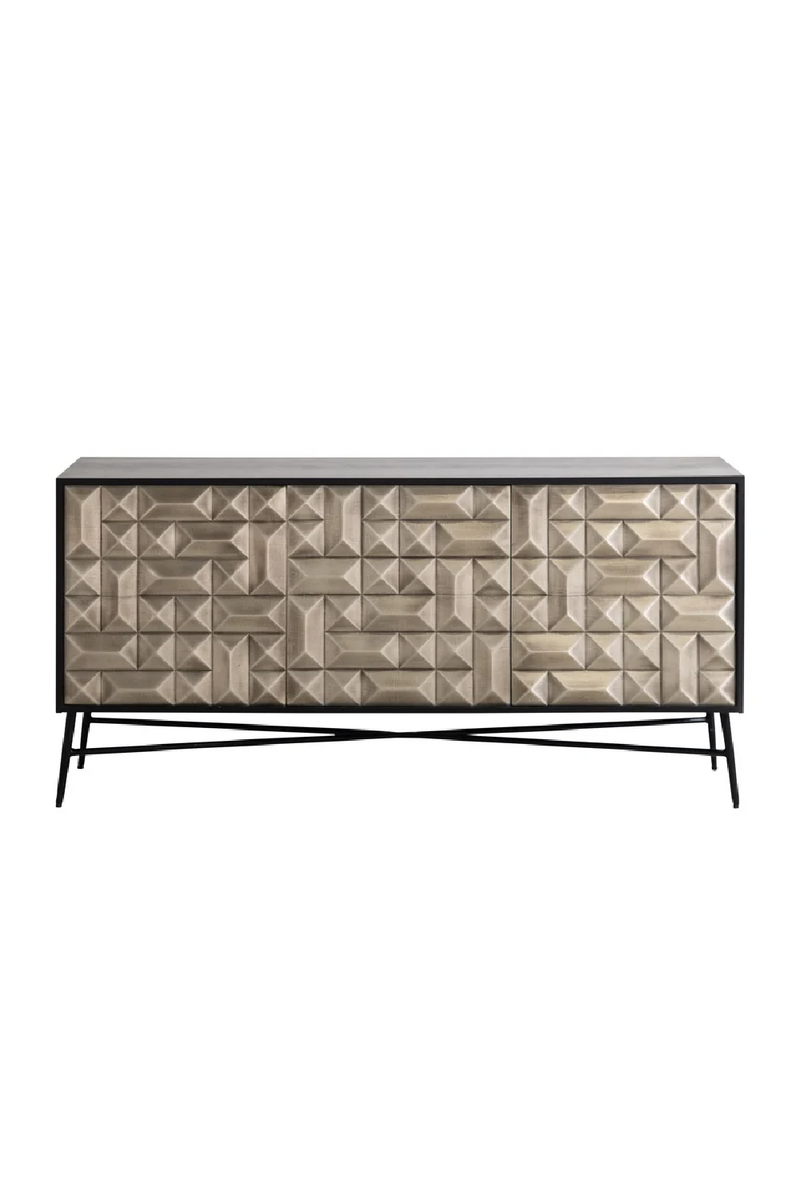 Buffet moderne argent | Richmond Tetro | Meubleluxe.fr